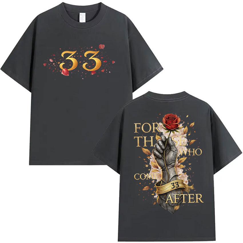 Clair Obscur Expedition 33 Game Gamer Gift TShirts Men Womens Summer Oversized Vintage Tshirt 100 Cotton T Shirt Streetwear