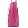 TIFFANY&Co. Logo Bag Tote Bag Shawl Shoulder Bag Leather Pink Based/Black