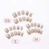 24 Pieces 30 Short Cute Sweet and Cool Love Bows, Small Fresh Student Temperament Noble Nail Art Stickers