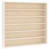 VidaXL Vitrine de collection en bois avec 6 étagères 60x8,5x55 cm 4017382