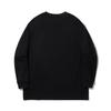 Li Ning Vital Series Comfortable Casual Simple Loose Round Neck Pullover Sweatshirt Unisex sweatshirt Black AHSU927-2