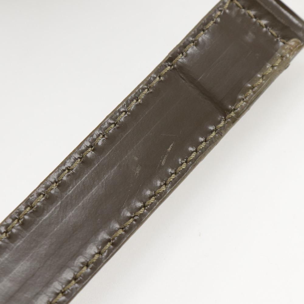 Gucci Bamboo One Belt Shoulder Bag 000.2404.0509 2WAY Khaki Nylon Canvas Women Used