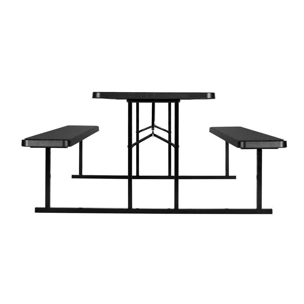 Picnic Table Foldable Steel Camping Table Chair Garden Indoor Outdoor