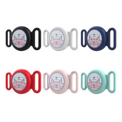 Silicone Tracker Protective Sleeve Waterproof Holder Protector for AirTag Cat Dog