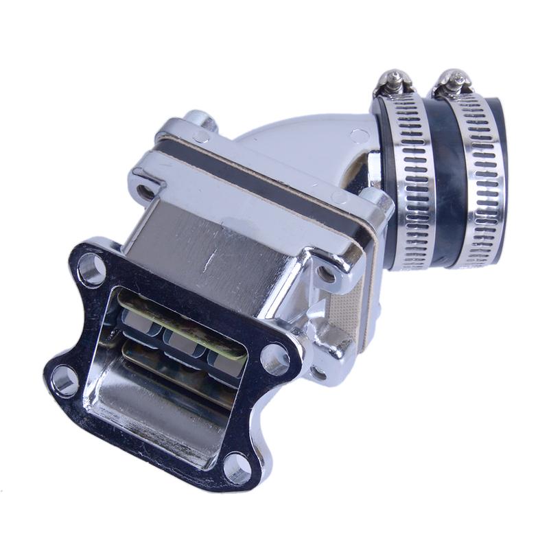 Intake Manifold Carburetor Connector Interface Reed Valve Fit for Honda 2 Stroke DIO 50 Kymco Elite Spree