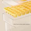 34/68 Grids Easy Press Release Ice Mold Ice Cube Tray With Lid And Storage Box Seal Reusable Freezer Ice Making Tool