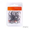 Treble Hook Anchor Fish Broken Nail Hook Boxed Black High Carbon Hook 20pcs Lure Fishhook (20pcs/Box)