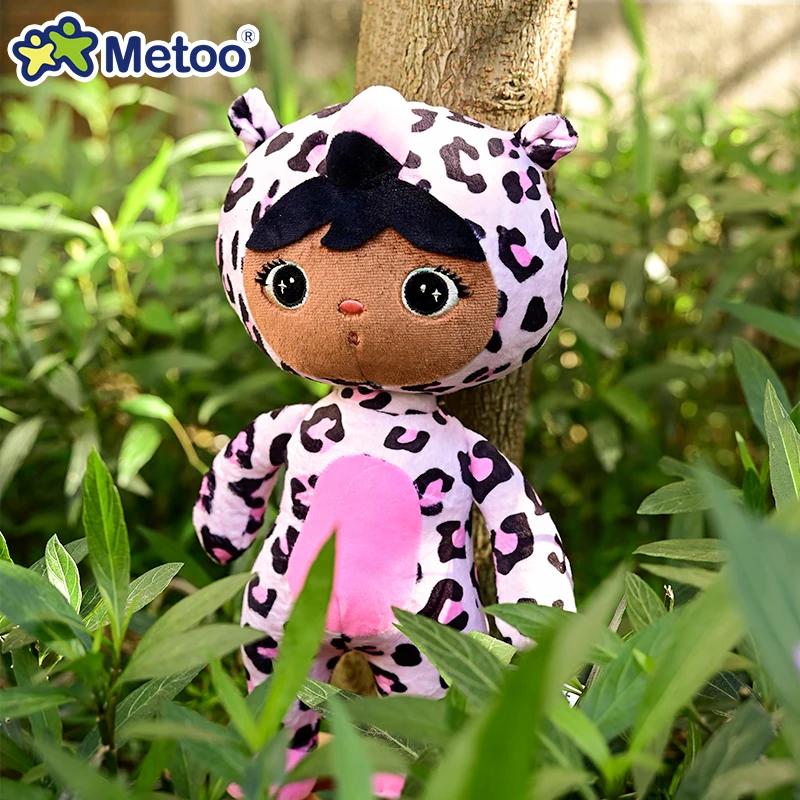 Non-Toxic Metoo Plush Doll Rave Party Fashion Pink Black Naughty Panther Color Doll Parrot Soft Safe With Sleeping Doll Birthday Gifts