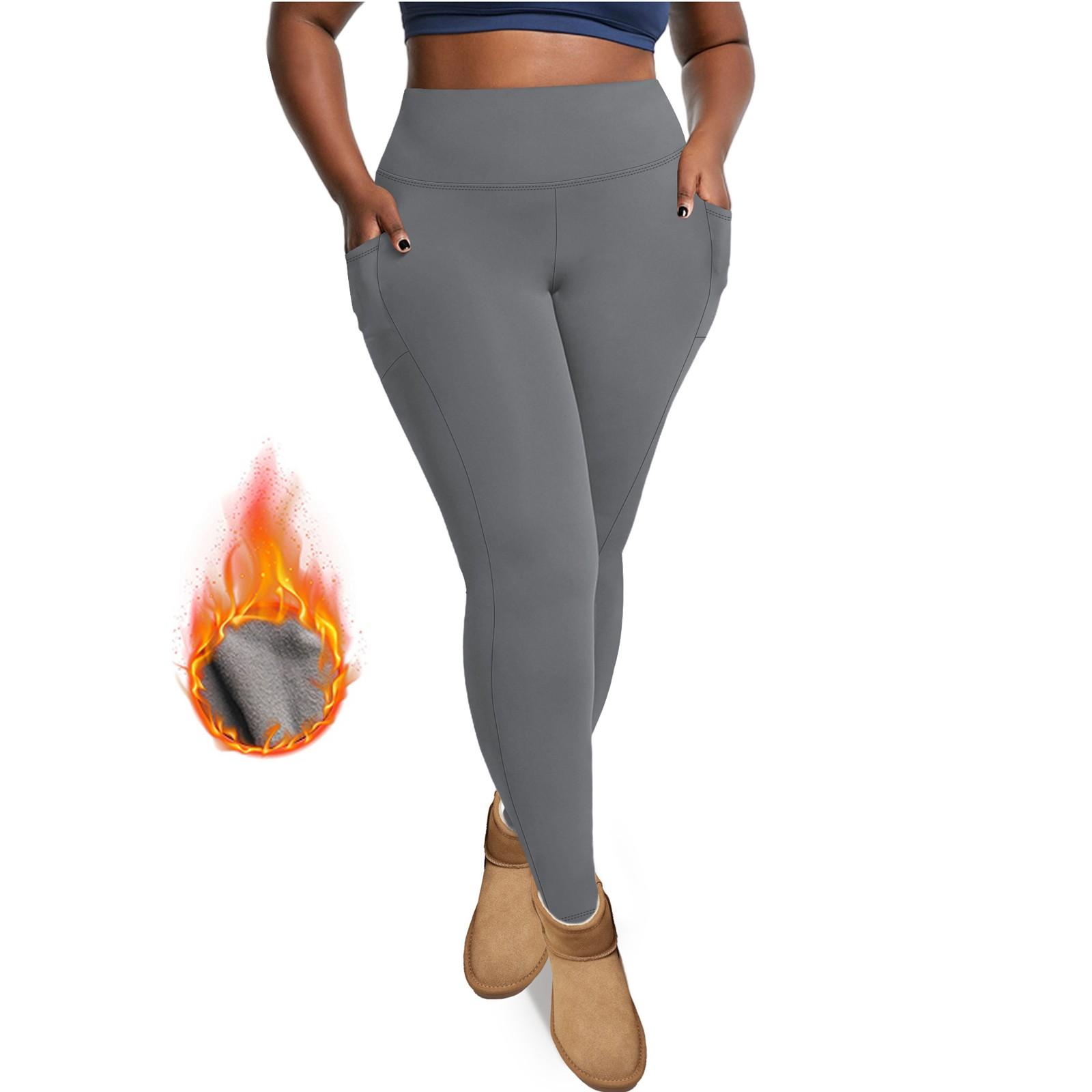 

Женские спортивные штаны для йоги с высокой талией и карманами для подъема бедер, большого размера, спортивные штаны из флиса с девятью точками XXXXXL