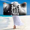 Santos FC Art Print Beach Towel, Large Soft Quick Dry Towel for Beach Camping Swimming
