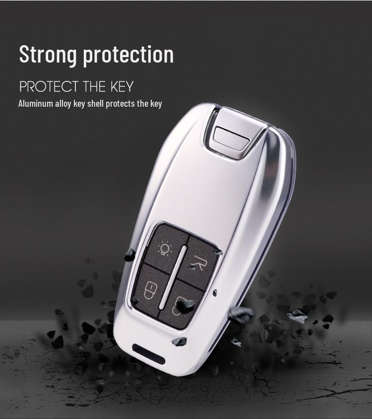 Coque de clé Ferrari 488/458/ST90 avec couvercle de protection et boucle
