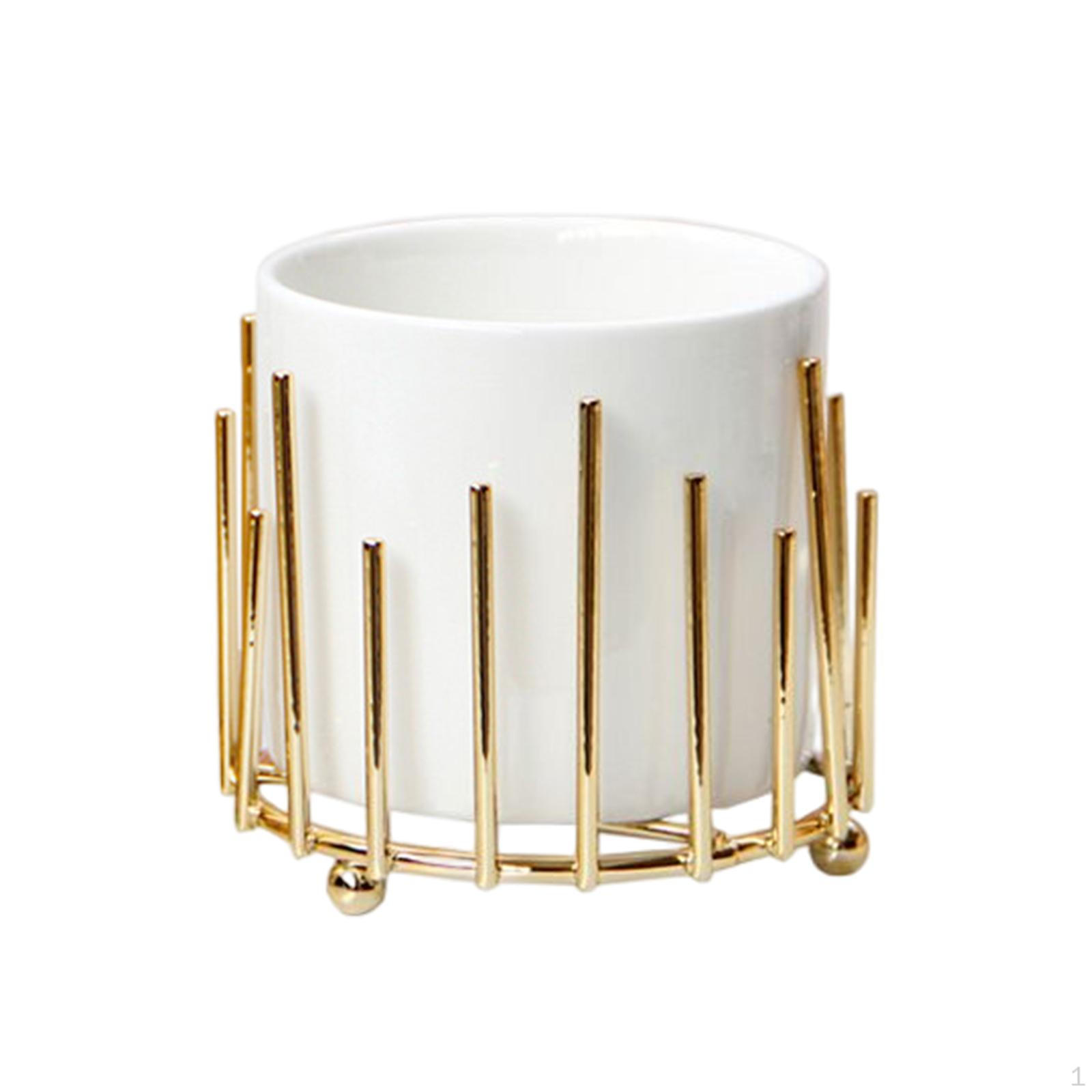 Керамический Держатель для Кистей Макияжа Стакан для Карандашей Косметичка Пенал для Гостиной S_Aureate