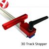 Industrial Grade Miter Track Retaining Stopper for 30MM T-Slot T-Tracks DIY Woodworking Fence Chute Limiter Box Packing
