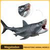 Large Shark Toys Megalodon Plastic Assorted Ocean Animal Figurine Realistic Sea Creature Toy Figure Collection Gift for Kid Friendly Entertaining Fun