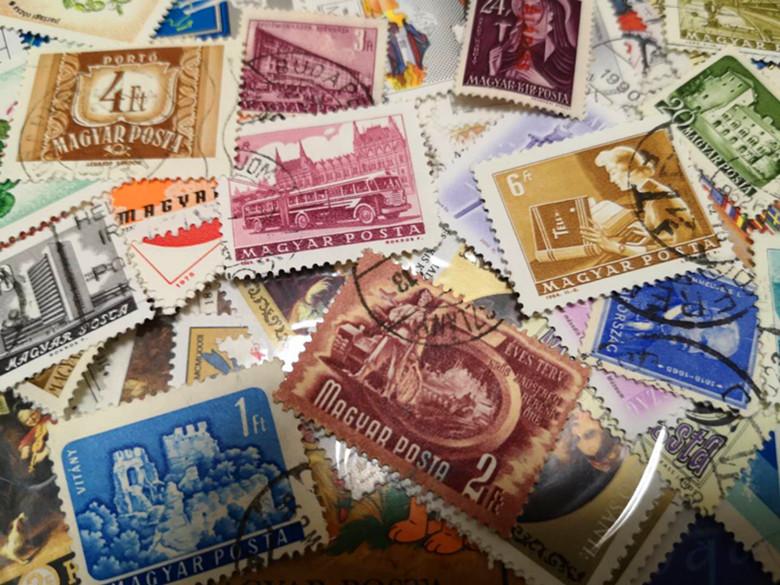 Hungary 100 Different Real Used Post Stamps Postage Datestamped Europe Collectible Postage Stamps Material For Scrapbooking