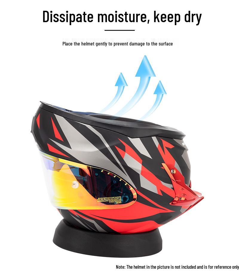 Black Non-Slip Multifunctional Helmet Cushion for Full & Half Face Helmets, Model HP02