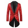 New Fashion Sequin Suit Men's One-Button Suit Tuxedo Medium and Long Suit