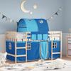 Vidaxl Children's Loft Bed, With Tunnel, Blue, 90X190 Cm