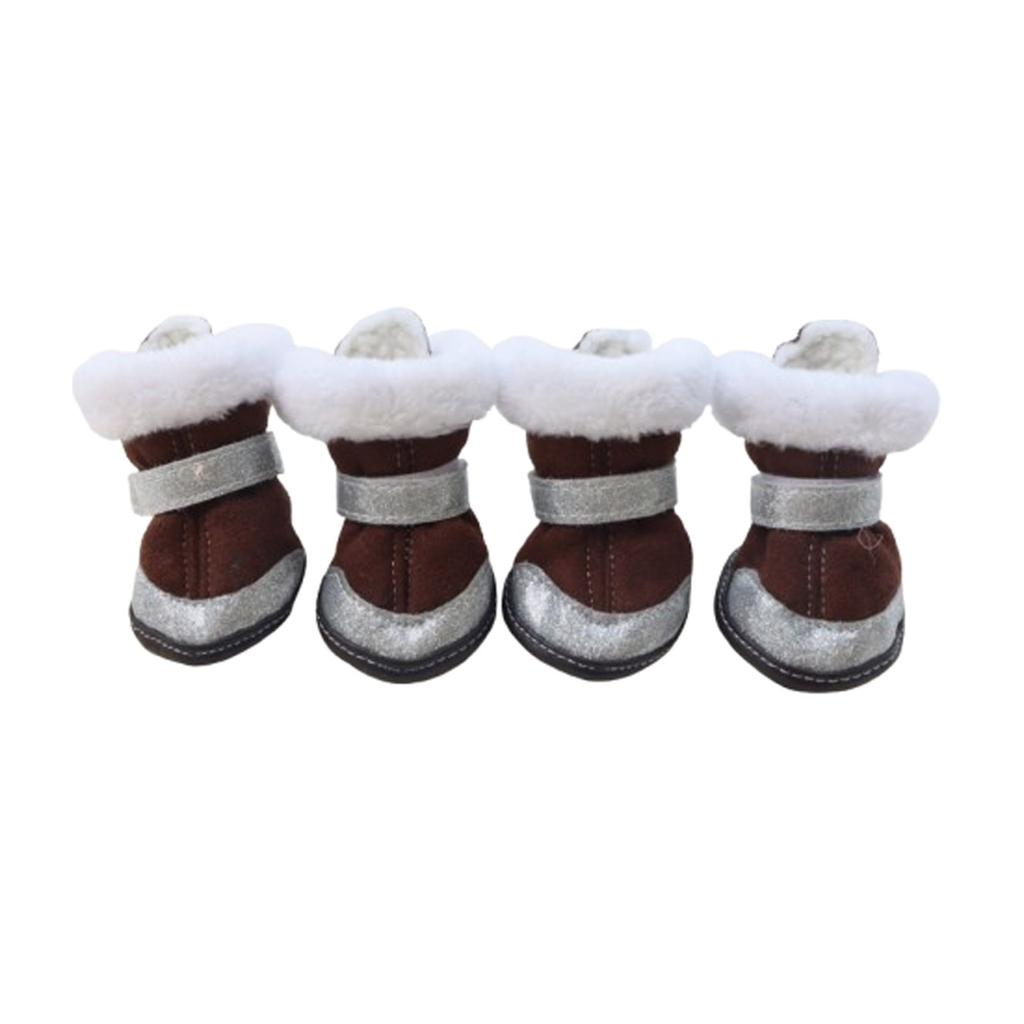 Pet Warm Shoes Winter Cute Snow Boots Cotton Shoes Pet Supplies