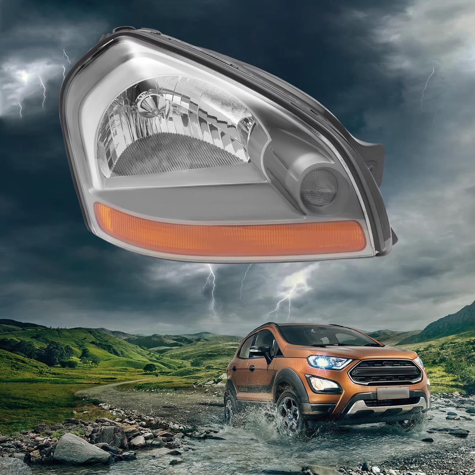 

Bymaocar для 2005 2006 2007-2009 Hyundai Tucson Сборка правой фары-Прозрачный рассеиватель, Пассажирская сторона, Прочная и простая установка United States