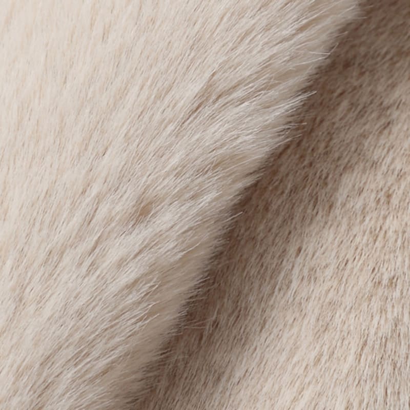 LALA Pelzschal Petite-Hellbeige