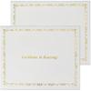GraduationMall Certificate of Marriage 8.5"x 11" Diploma Cover Imprinted Padded Diploma Holder White