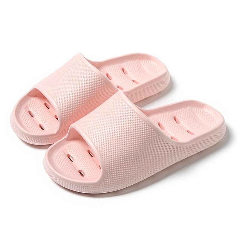 Women's Waterproof Summer Shower Slippers: Lightweight, Thick-Soled, Hollow Design for Men and Women's Outdoor or Home Wear.