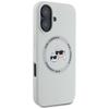 Hülle für iPhone 16 Karl Lagerfeld Silikon MagSafe Beige