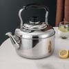Large Capacity Stainless Steel Kettle Anti-scalding Handle Teapot Whistling Kettle  Camping