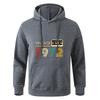 Men's Multi - Color Fashionable Printed Pocket Sports Fitness Casual Sweatshirt Pullover Hoodie