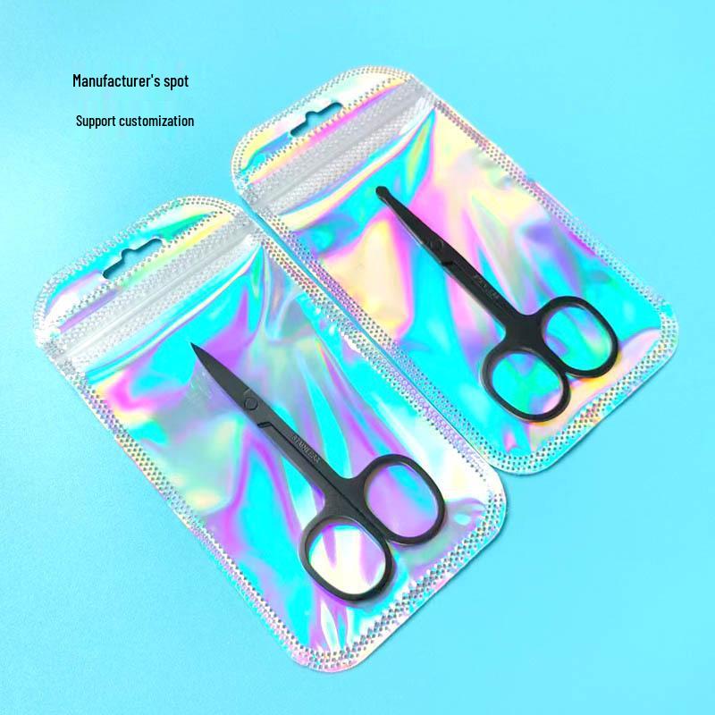 Eyebrow and Nose Hair Trimming Scissors - Stainless Steel, Round Head for Precise Grooming