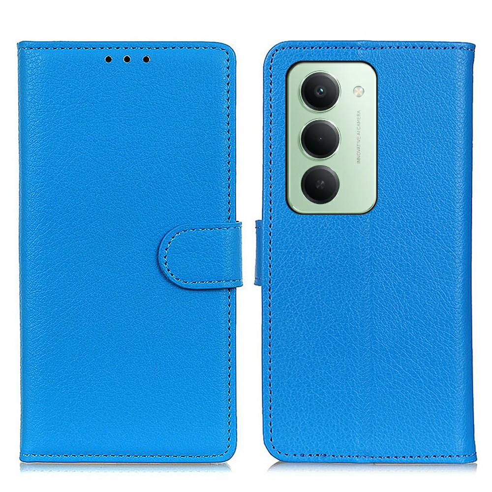 For Xiaomi Redmi 15 5G (Global) (169mm) Wallet Case PU Leather Phone Cover Litchi Texture