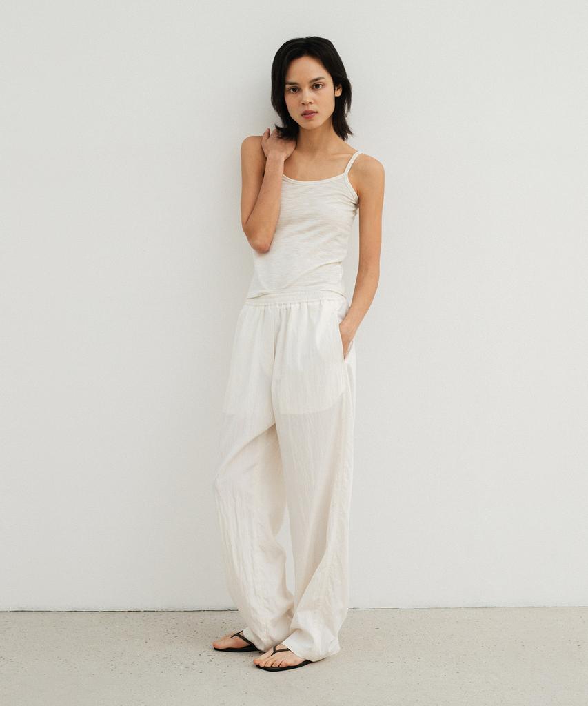 Beullaengkeulumumeon Bridge Pants_Ecru
