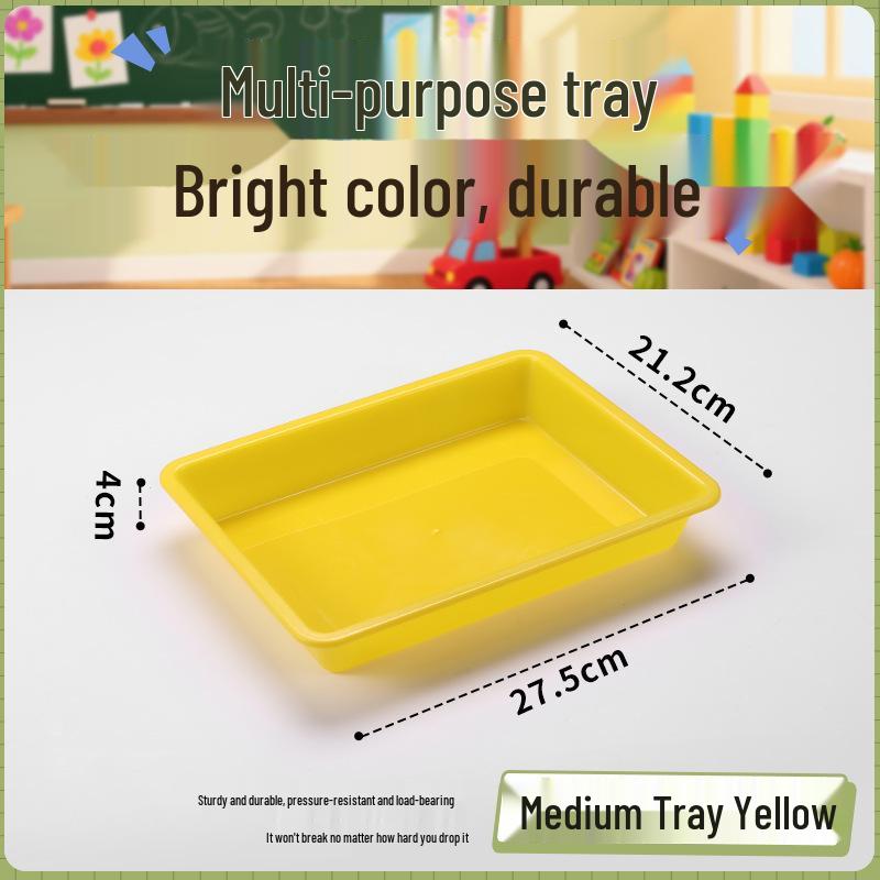 Mehrzweck-Kunststofftablett: Katzentoilette, Aufbewahrung, Malerei & Experimentelle Nutzung für Studenten