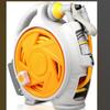 46FT Retractable Garden Hose Reel Heavy Duty Wall Mount Auto Lock Length Control Tangle Free Watering with 7 Pattern Nozzle