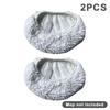 2Pcs Reusable Mop Pads With High Water Absorption And Ultra-Fine Fiber Cleaning Pads That Can Firmly Adhere To Most Standard Mop