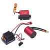 S3650 5200KV Brushless Motor Kit with 60A ESC 25KG Metal Steering Gear for 1 10 1 8 RC Car