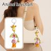 Animal Keychains , Cute Little Animal Keychains, Resin Key Accessories, Suitable For Keys, Bags, And Gifts.