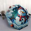 1pc Snowman Automatic Open/Close Umbrella, Portable Folding umbrella for Everyday Use yy250826012