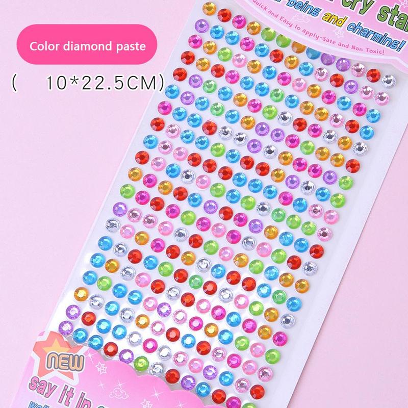 Buy Self Adhesive Glitter Flower Crystal Gems Jewelly Diamond