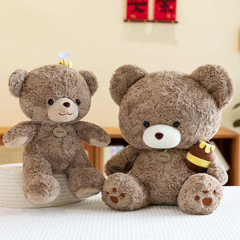 Internet Celebrity Honeypot Bear Doll Cute Teddy Bear Rag Doll Cuddle Bear Sleep Hug Pillow