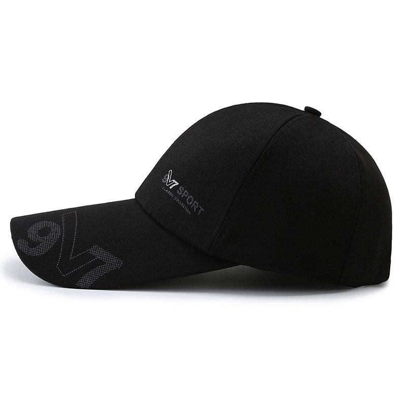 Spring and Autumn Hat Men's New Baseball Cap Canvas Printing 97 Sports Big Eaves Sunshade Sunscreen Cap