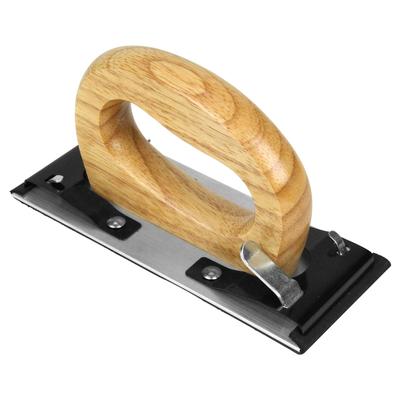 SK11 Hand Sander with Wooden 70mm Wide X 173mm Long X 85mm for Interior Floor and Wall Finishing (HS-6) Handle, High,