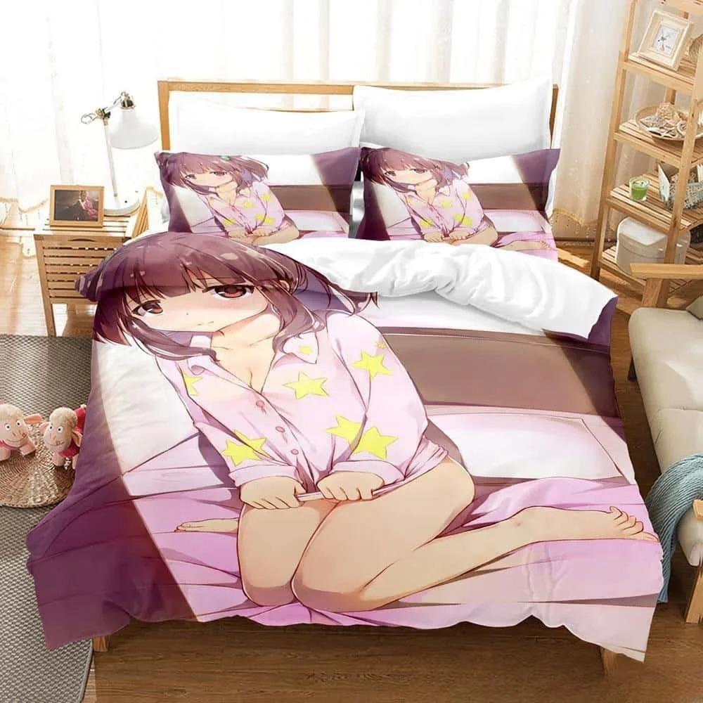 3D Anime THE IDOLM@STER Chieri Ogata Bedding Set Single Twin Full Queen King Size Bed Set Adult Kid Bedroom Duvet Cover Sets