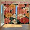 2D FLAT PRINTING 2pcs Curtains (Without Rod) Floral Spring Design (21) Modern Fashionable Curtainments During the Valentine Is