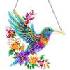 Acrylic Hummingbird Butterfly Dragonfly Diamond Painting Hanging Ornaments Kit Rhinestone Diamond Art Window Pendants for Adults