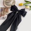 Hairpin Bright Color Large Bow Decor Hair Clip Women Lightweight Hair Accessories Daily Party Wedding Use