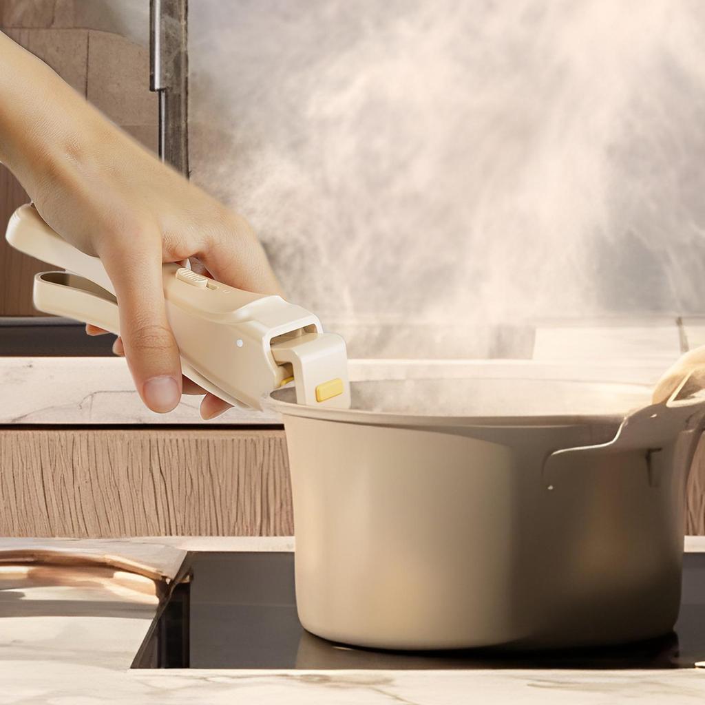 Removable Anti-Scalding Pot Handle - Detachable Cookware Handgrip for Frying Pan, Bowl, Dish, Plate, Kitchen Cookware Accessory