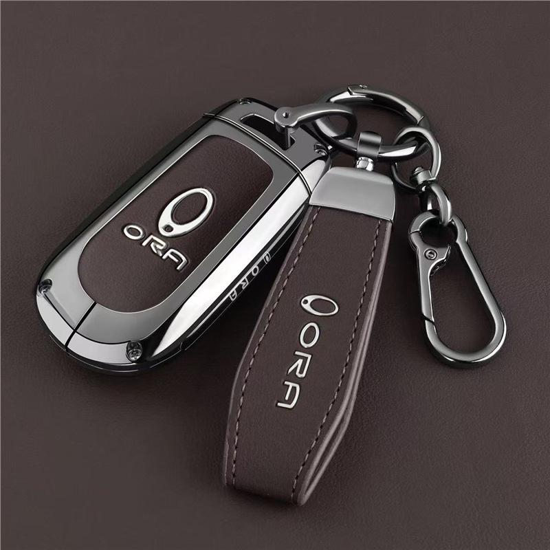 Great Wall ORA Key Case for 5 Models: Good Cat, GT Ballet Cat, Lightning Cat - Stylish Car Bag Buckle for Men & Women.