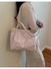 2026 Korean-Style Luxury Polka Dot Tote: Lightweight, Simple Fashion, Women's Single Shoulder Bag, Large Capacity